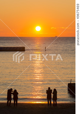 [Atami, Shizuoka Prefecture] First sunrise, sunrise 49675469
