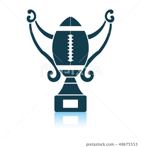 American football trophy cup icon American football trophy cup icon 49675553