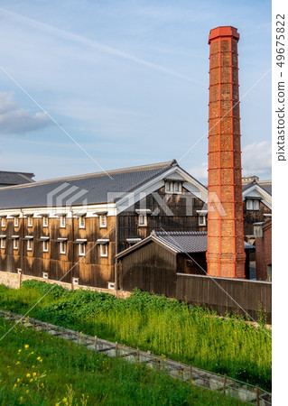 Kyoto Fushimi brick chimney Kyoto Fushimi brick chimney 49675822