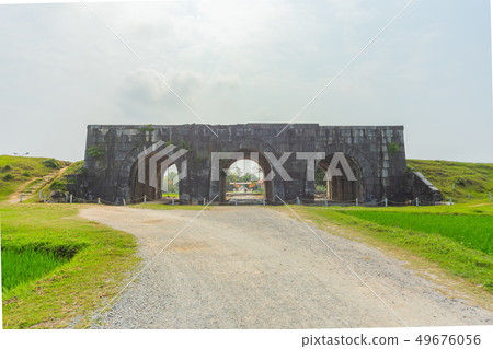 胡王城牆越南世界遺產 胡王城牆越南世界遺產 49676056