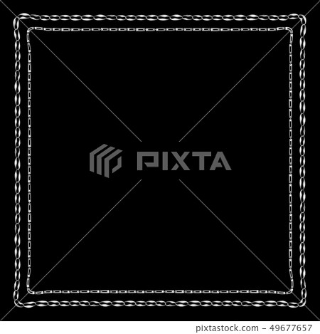 Chains Bandanna Square Silk Scarf Template Chains Bandanna Square Silk Scarf Template 49677657