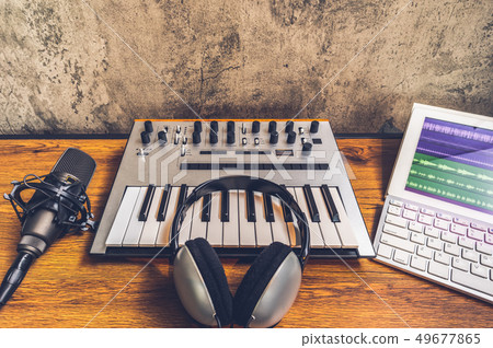 home studio, digital audio recording equipment home studio, digital audio recording equipment 49677865