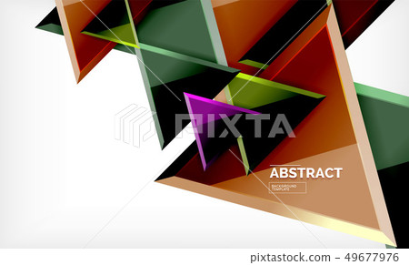 Triangular low poly background design, Triangular low poly background design, 49677976