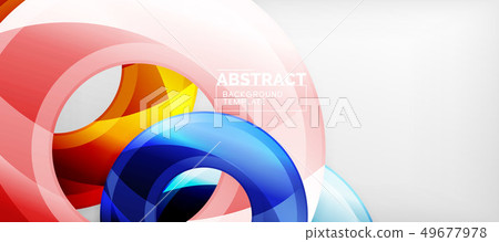 Glossy circles geometric background Glossy circles geometric background 49677978