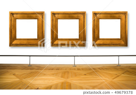 frames hanging on white wall 49679378