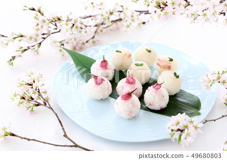 Makishima Temari壽司Sakura Onigiri Makishima Temari壽司Sakura Onigiri 49680803