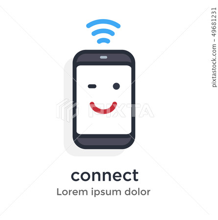 Emotion phone Wi-Fi, signal, good, starting, 49681231