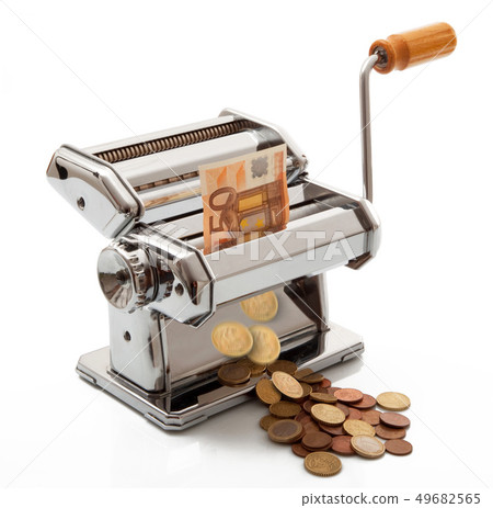 machine that crushes the money 49682565