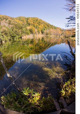 myojin pond Japan alps kamikochi myojin pond Japan alps kamikochi 49684551