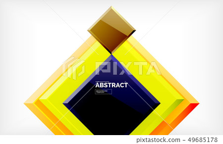 Geometric abstract background, modern square Geometric abstract background, modern square 49685178