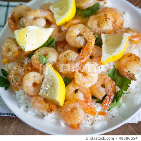 fried shrimps fried shrimps 49686654