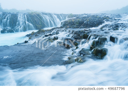 Bruarfoss waterfall in Iceland Bruarfoss waterfall in Iceland 49687796