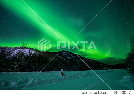 "Alaska China hot spring" Aurora from China hot spring airfield 49690007