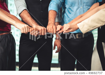 Business Teamwork and Partners Giving Fist Bump Business Teamwork and Partners Giving Fist Bump 49692737