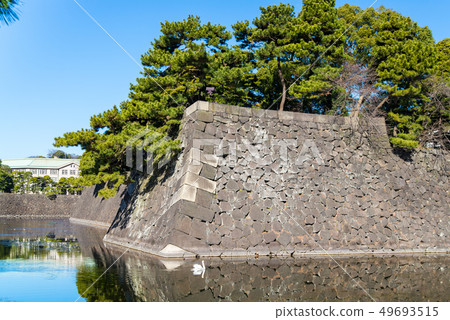 東京皇宮堡壘和城堡牆 東京皇宮堡壘和城堡牆 49693515