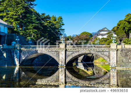 Tokyo Imperial Palace Double Bridge 49693658