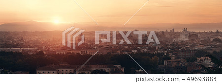 Rome Rooftop view Rome Rooftop view 49693883