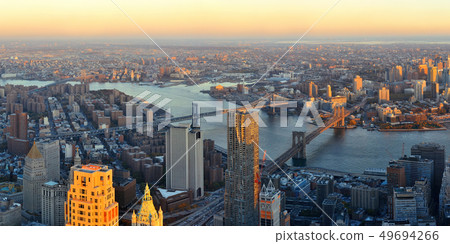 New York City downtown New York City downtown 49694266