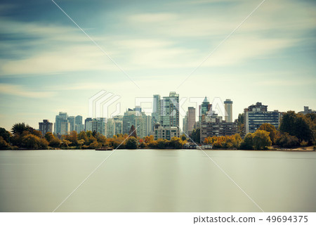 Vancouver city skyline 49694375