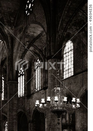 Basilica of Santa Maria del Mar lamp 49694836