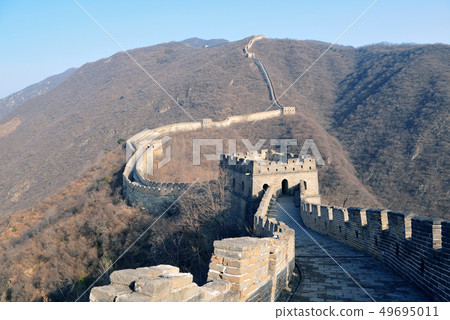 Great Wall in the morning 49695011