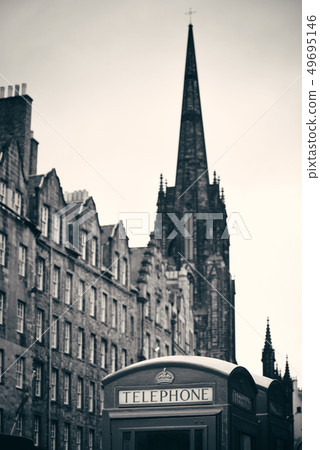 Edinburgh city street Edinburgh city street 49695146