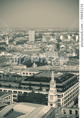 London rooftop view London rooftop view 49695234