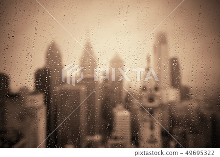 Philadelphia city rooftop 49695322