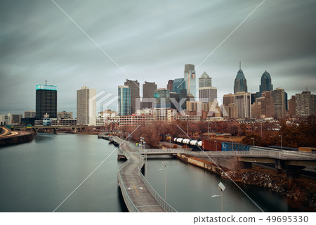 Philadelphia Skyline 49695330