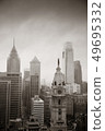 Philadelphia city rooftop 49695332