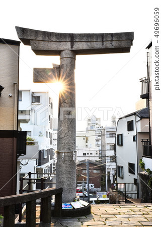 Sanno Shrine Two Torii Torii Sanno Shrine Two Torii Torii 49696059