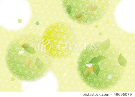 Green Japanese style pattern 49696079