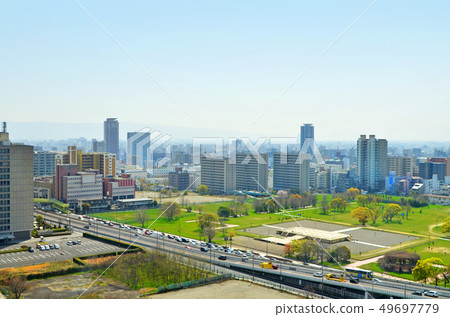 Nanba Palace ruins and surrounding scenery Nanba Palace ruins and surrounding scenery 49697779