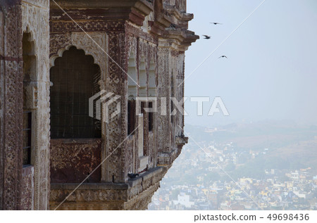 Exterior of Mehrangarh or Mehran Fort, Jodhpur Exterior of Mehrangarh or Mehran Fort, Jodhpur 49698436