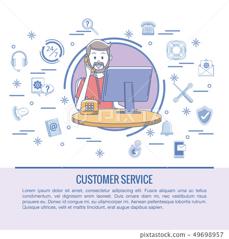 Customer service infographic Customer service infographic 49698957