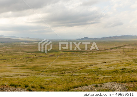 Mongolian Landscape of Orkhon Valley 49699511