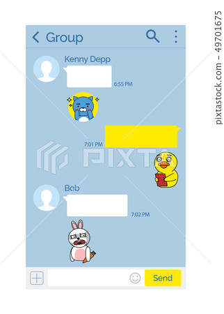 Kakao talk Korean Messenger App, Chat Interface 49701675