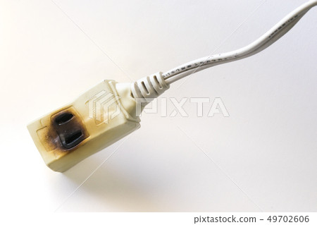 Hazardous outlet that causes fire 49702606