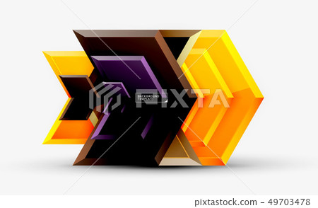 Arrow geometrical abstract background, directional Arrow geometrical abstract background, directional 49703478