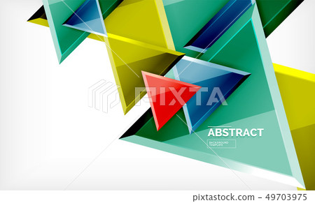 Tech futuristic geometric 3d shapes, minimal Tech futuristic geometric 3d shapes, minimal 49703975