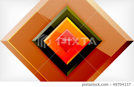 Square geometric background Square geometric background 49704137