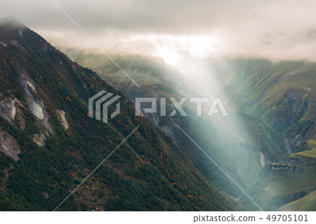 Beautiful view of the Caucasus Mountains 49705101