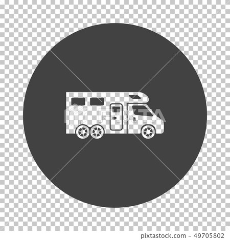 Camping family caravan icon - Stock Illustration [49705802] - PIXTA
