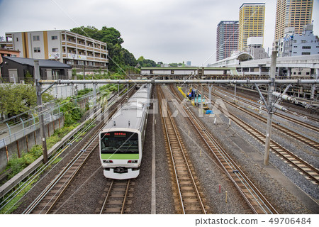 [日暮裡線附近的山手線E231系列] 49706484