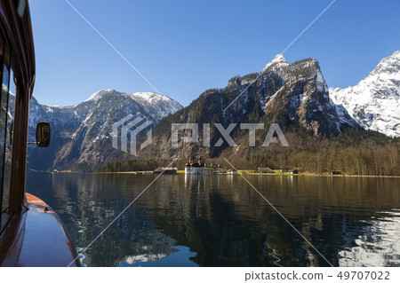 Famous lake Koenigssee in Bavaria Famous lake Koenigssee in Bavaria 49707022