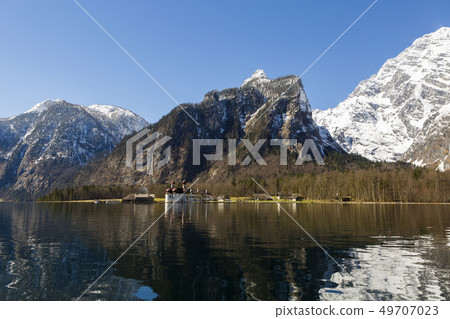 Famous lake Koenigssee in Bavaria Famous lake Koenigssee in Bavaria 49707023
