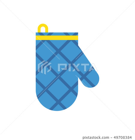 kitchen potholder for hot dishes, isolated on kitchen potholder for hot dishes, isolated on 49708384