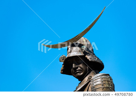 Sendai City Date Masamune Equestrian Statue 49708780