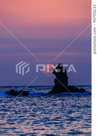 (Shizuoka Prefecture) Sunset at Nishi Izu and Otako Coast (Shizuoka Prefecture) Sunset at Nishi Izu and Otako Coast 49709232