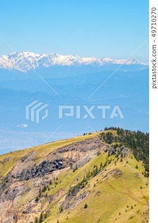 Nekodake和北阿爾卑斯山(五月)從什葉派山看 Nekodake和北阿爾卑斯山(五月)從什葉派山看 49710270